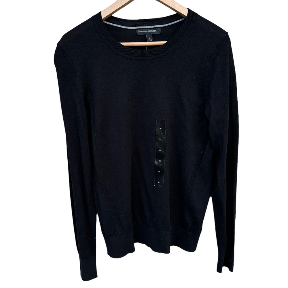 Banana Republic | Long Sleeve Shirt | Black | NWT | Women's Medium